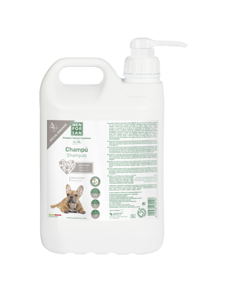 Shampoo professionale agli estratti di avena per Pelli Sensibili-www.ronnypet.it/shop