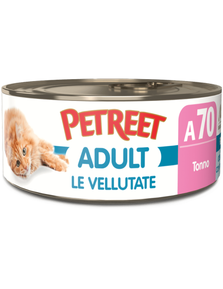 PETREET Vellutate Gatto Adulto Tonno 70Gr-www.ronnypet.it/shop