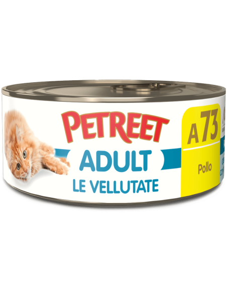 PETREET Vellutate Gatto Adulto Pollo 70Gr-www.ronnypet.it/shop