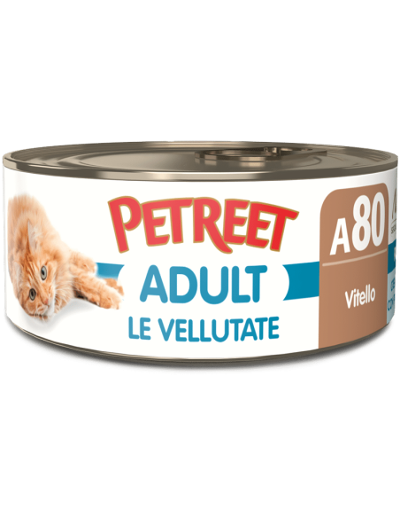 PETREET Vellutate Gatto Adulto Vitello 70Gr-www.ronnypet.it/shop