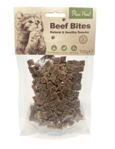 Snack Per Gatto Paw Paw Bocconcini di Manzo 100Gr-www.ronnypet.it/shop