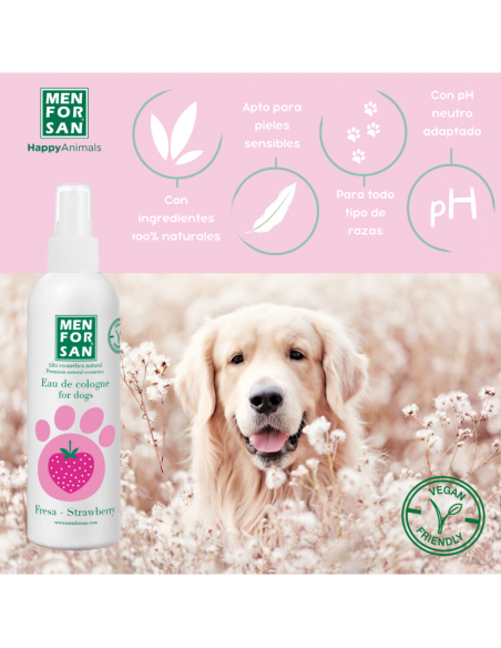 Acqua di colonia Profumo Per Cane alla Fragola 125ml-www.ronnypet.it/shop