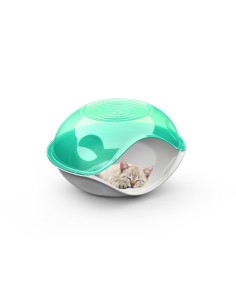 Cuccetta Duck Trasparente in Plastica per Cane e Gatto 57Cm-www.ronnypet.it/shop 2