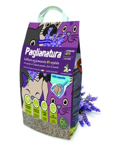Lettiera Agglomerante Paglianatura Naturale Alla Lavanda Per Gatto 3kg-www.ronnypet.it/shop