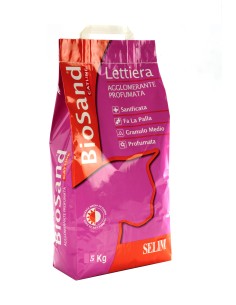 Lettiera Biosand Agglomerante profumata Per Gatto da 5 kg-www.ronnypet.it/shop