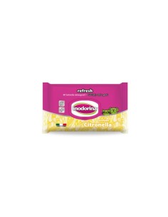 Inodorina Refresh 40 Salviette Detergenti CITRONELLA-www.ronnypet.it/shop