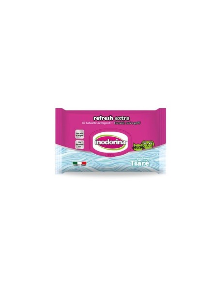 Inodorina Refresh 40 Salviette Detergenti Fiori Di Tiarè-www.ronnypet.it/shop