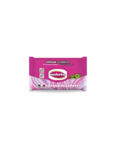 Inodorina Refresh 40 Salviette Detergenti ACQUA MICELLARE-www.ronnypet.it/shop