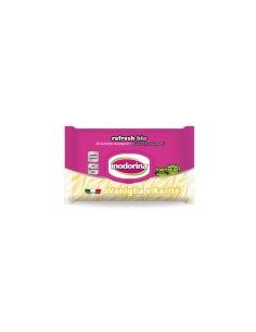 Inodorina Refresh bio 30 Salviette Detergenti Vaniglia E Karitè-www.ronnypet.it/shop
