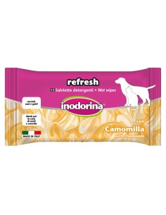 INODORINA REFRESH Salviette detergenti occhi e orecchie Con camomilla-www.ronnypet.it/shop