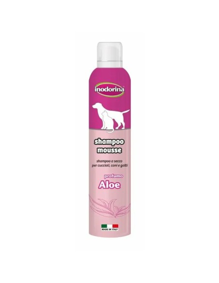INODORINA SHAMPOO MOUSSE ALOE VERA-www.ronnypet.it/shop