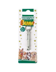 Fischietto ad ultrasuoni in metallo TatraPet Benny fino a 200 m-www.ronnypet.it/shop