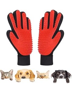 Guanto Spazzola per Cani Gatto, Pulizia Pelo Animali Domestici Adatto per Cani e Gatti-www.ronnypet.it/shop