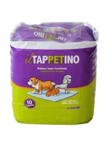 EUROFIL Tappetini Igienici Assorbenti per Cani e Gatti Animali Domestici - Il Tappetino Traverse 60x60 - 10 traversine-www.ro...