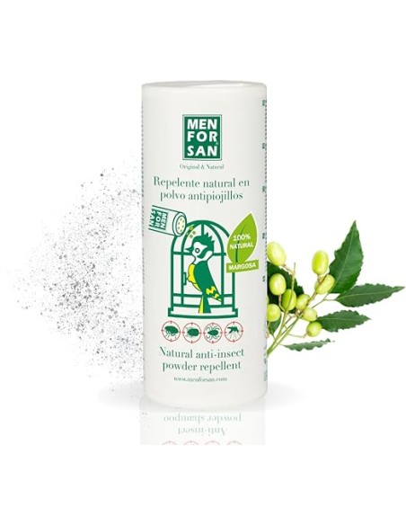 Men for San Birds repellente per insetti Sotto forma di polvere antipidocchi (250 g)-www.ronnypet.it/shop