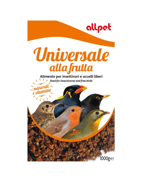 Pastoncino universale alla frutta per insettivori e uccelli liberi – Allpet-www.ronnypet.it/shop