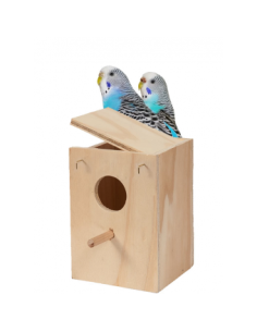 Nido in legno cocorite-www.ronnypet.it/shop