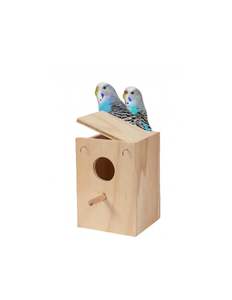 Nido in legno cocorite-www.ronnypet.it/shop