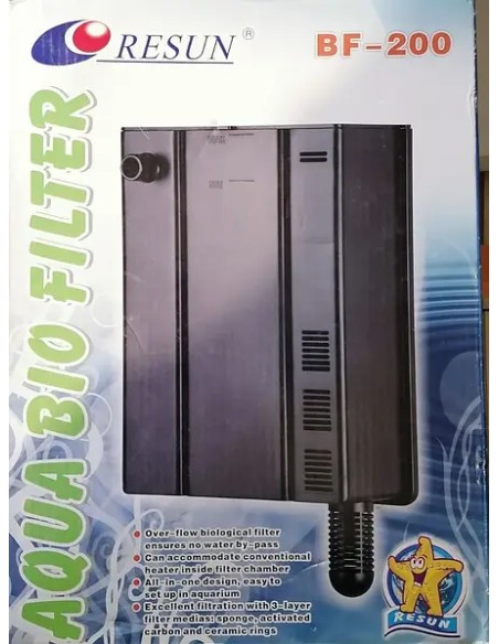 Biofiltro interno, Resun BF-200 per un acquario fino a 200 litri-www.ronnypet.it/shop