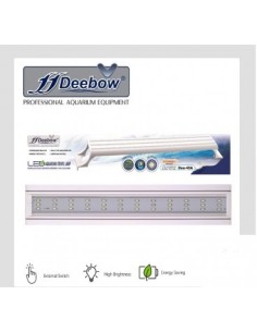 DEEBOW DEE-60A PLAFONIERA NERA LED PER ACQUARI (16W) (60CM-65CM)-www.ronnypet.it/shop