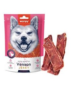 Wanpy Soft Venison Jerky Slices dolcetti per cani 100g-www.ronnypet.it/shop