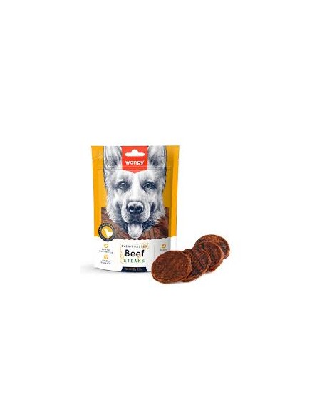 Wanpy Grilled Beef Steaks 100g-www.ronnypet.it/shop