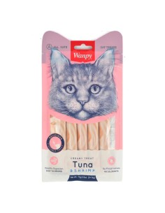 Wanpy Adult Cat Creamy Lickable Treat Tuna & Shrimp 70 G Pouch-www.ronnypet.it/shop