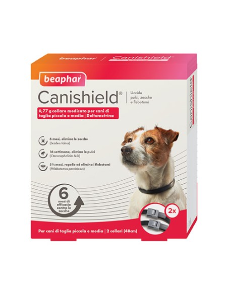 Beaphar Canishield Collare Antiparassitario-www.ronnypet.it/shop