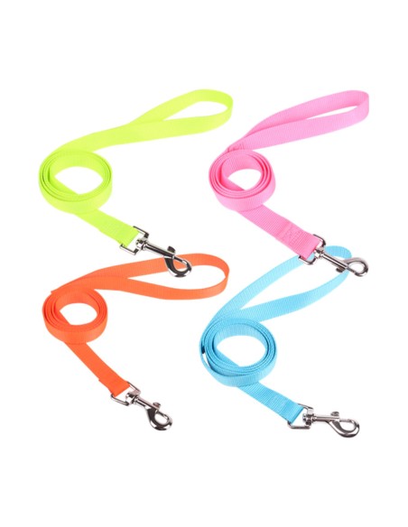 guinzaglio nylon cane FLUO-www.ronnypet.it/shop
