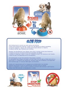 ciotola in plastica slow food adagio-www.ronnypet.it/shop 2