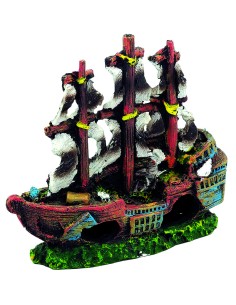 DECORAZIONE ACQUARIO RELITTO-www.ronnypet.it/shop