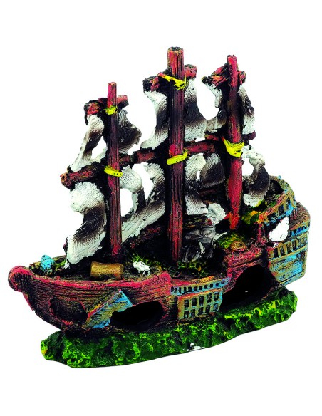 DECORAZIONE ACQUARIO RELITTO-www.ronnypet.it/shop