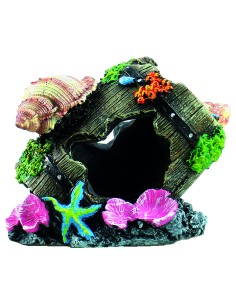 decorazioni acquario barile-www.ronnypet.it/shop