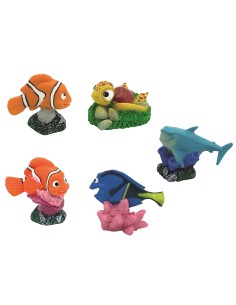 piccole decorazioni acquario 6 pz-www.ronnypet.it/shop