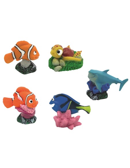 piccole decorazioni acquario 6 pz-www.ronnypet.it/shop