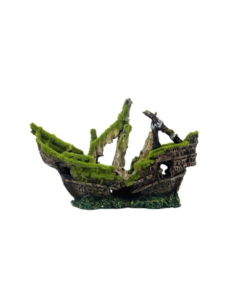 DECORAZIONE ACQUARIO RELITTO-www.ronnypet.it/shop