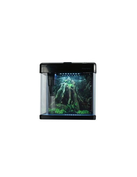 AQUARIO 19 lt con accessori nero-www.ronnypet.it/shop