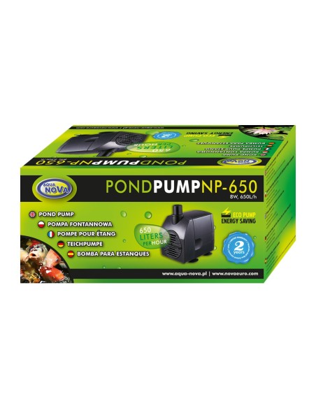 pompa interna per laghetto da 650 lt h 8 w con accessori-www.ronnypet.it/shop