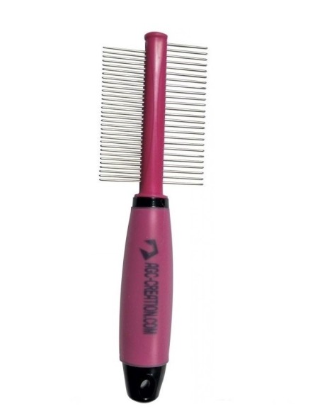 Pettine Professionale Doppio a Denti Slternati per Tolettatura-www.ronnypet.it/shop