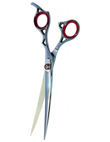 Forbice Professionale in lega leggera a lama curva interna cm 20-www.ronnypet.it/shop