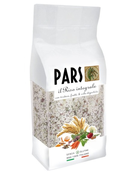 Pars Riso integrale soffiato con verdure, frutti ed erbe digestive 1 kg-www.ronnypet.it/shop