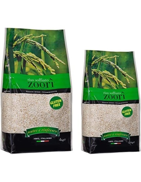Zoorì Riso soffiato vitaminizzato 100% italiano 1,5 kg-www.ronnypet.it/shop