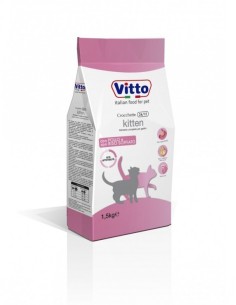 Crocchette Vitto per Gatti kitten 34/15 Pollo E Riso 1.5Kg-www.ronnypet.it/shop