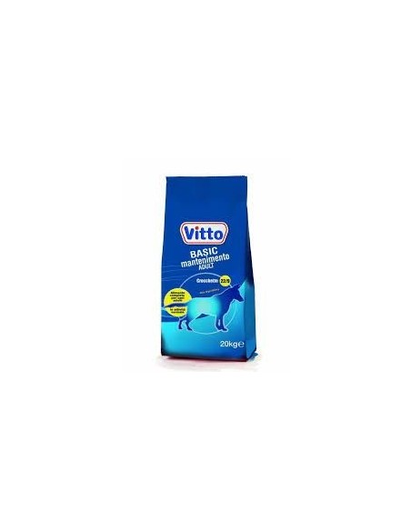 Crocchette per cani adulti Vitto Basic Mantenimento 22/09 da 20Kg-www.ronnypet.it/shop