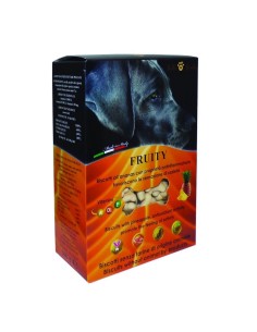 Rolls Rocky Biscotti per Cani Fruit ANANAS 300Gr-www.ronnypet.it/shop