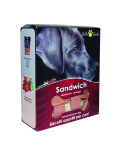 Rolls Rocky Biscotti per Cani SANDWICH 300Gr-www.ronnypet.it/shop