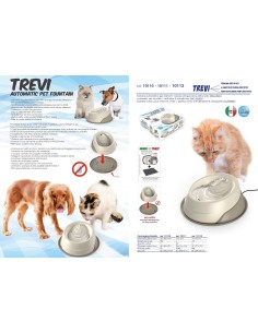 Ciotola Fontana Trevi Automatica in Plastica per Cane Gatto-www.ronnypet.it/shop