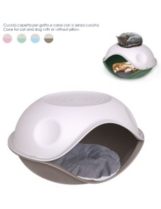 Cuccetta Duck in Plastica con Cuscino per Cane e Gatto 57Cm-www.ronnypet.it/shop