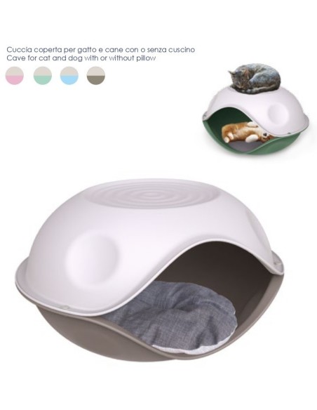 Cuccetta Duck in Plastica con Cuscino per Cane e Gatto 57Cm-www.ronnypet.it/shop