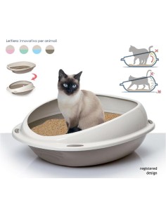 Lettiera Vaschetta Shuttle Toilette Gatto in Plastica 45Cm-www.ronnypet.it/shop